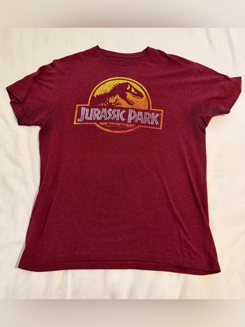 Jurassic Park Graphic Tee - Burgundy